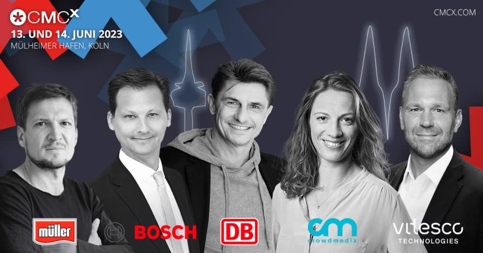 DB, Bosch, Vitesco und Müller – weitere Top-Speaker:innen auf der CMCX 2023